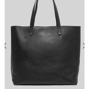 Madewell zip top transport bag in black